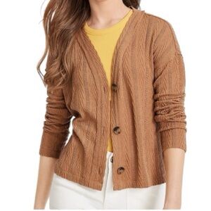 Maurice’s Cardigan Sweater Size S Brown